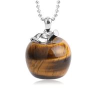 YIGZYCN Collar multifuncional de piedra natural, collar de frutas, textura de piedra, collar de fiesta y celebración para un uso cómodo