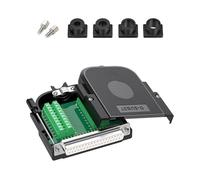 YIGZYCN Conector adaptador DB37 RS232 de perfil bajo a 37 pines, incluye tubos traseros y cable seguro