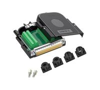 YIGZYCN Conector adaptador DB37 RS232 de perfil bajo a 37 pines, incluye tubos traseros y cable seguro