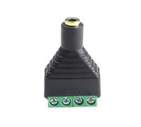 YIGZYCN Conector estéreo macho/hembra de 3,5 mm a conector de puerto estéreo de 3,5 mm macho/hembra de 4 pines