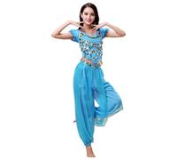 YIGZYCN Conjunto de 2 piezas de disfraz de danza del vientre para mujer, disfraz de Halloween