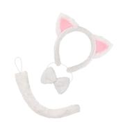 YIGZYCN Conjunto de disfraz de gato con orejas y cola de Bowite, falda tutú de animal, accesorios para niños y niñas, accesorios de cosplay de Halloween
