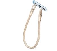 YIGZYCN Cordón de doble gancho para teléfono, almohadilla de montaje lateral, clip de metal con dos anillos, clip resistente a la corrosión para teléfono, accesorio elegante para teléfono