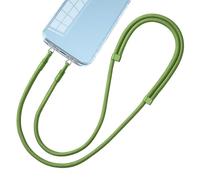 YIGZYCN Cordón de doble gancho para teléfono, almohadilla de montaje lateral, clip de metal con dos anillos, clip resistente a la corrosión para teléfono, accesorio elegante para teléfono