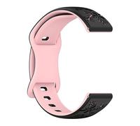 YIGZYCN Correa de silicona grabada a prueba de sudor resistente al agua adecuada para reloj 7 entrenamientos de gimnasio cómodo de llevar