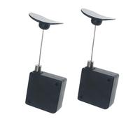 YIGZYCN Correas retráctiles de 1/2/4 piezas para televisores y DVD para mantener el control remoto seguro y seguro, herramienta de prevención remota perdida