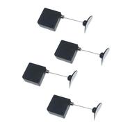 YIGZYCN Correas retráctiles de 1/2/4 piezas para televisores y DVD para mantener el control remoto seguro y seguro, herramienta de prevención remota perdida