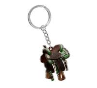 YIGZYCN Creativo colgante de acrílico con forma de caballo para colgar en cristal de coche, decoración de regalo y decoración del hogar