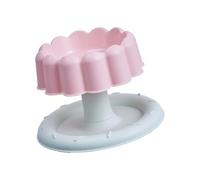 YIGZYCN Cuenco elevado desmontable para gatos, materiales de acero inoxidable, base antideslizante para alivio del cuello y mantenimiento simple, cuenco desmontable para mascotas