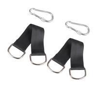 YIGZYCN Cuerda de hamacas resistente al desgaste de alta resistencia para colgar en el árbol, correa de fijación para gimnasio y camping, con mosquetones, correa impermeable para exteriores