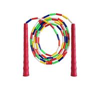 YIGZYCN Cuerda de saltar de entrenamiento para niños con patrones de cuentas brillantes, agarre seguro, ejercicio para fitness, peso ligero