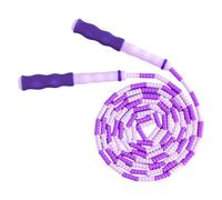 YIGZYCN Cuerda de saltar suave con cuentas segmentadas, longitud ajustable, para niños, estudiantes, hombres y mujeres