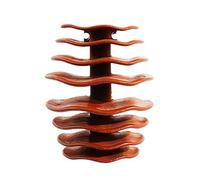 YIGZYCN Decoración de refugio de peceras artificial, multicapa, olas blancas, escondites escondites, decoración de cuevas