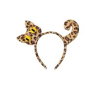 YIGZYCN Diadema con orejas de animales, cinta para cola, gargantilla, falda, calcomanía para mujeres y niñas