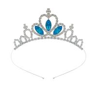 YIGZYCN Diadema de coronas de reina, diadema de corazón, accesorios de fotos brillantes, accesorios de fiesta de Halloween, accesorios de cosplay, diadema de fiesta temática