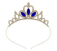 YIGZYCN Diadema de coronas de reina, diadema de corazón, accesorios de fotos brillantes, accesorios de fiesta de Halloween, accesorios de cosplay, diadema de fiesta temática