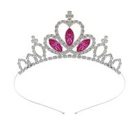 YIGZYCN Diadema de coronas de reina, diadema de corazón, accesorios de fotos brillantes, accesorios de fiesta de Halloween, accesorios de cosplay, diadema de fiesta temática