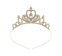 YIGZYCN Diadema de coronas de reina, diadema de corazón, accesorios de fotos brillantes, accesorios de fiesta de Halloween, accesorios de cosplay, diadema de fiesta temática