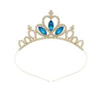 YIGZYCN Diadema de coronas de reina, diadema de corazón, accesorios de fotos brillantes, accesorios de fiesta de Halloween, accesorios de cosplay, diadema de fiesta temática