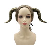YIGZYCN Diadema de cuernos de diablo para Halloween, disfraz de cosplay, accesorios ajustables para el cabello para fiestas, mujeres, hombres, niños, adultos, Halloween, accesorios de disfraz, diadema
