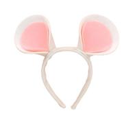 YIGZYCN Diadema de orejas de animales de dibujos animados, disfraz de cosplay, aro de pelo para fiesta de Año Nuevo, accesorios para maquillaje, diadema para el pelo