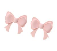 YIGZYCN Diadema para auriculares, accesorio de decoración fácil de limpiar y para estilos diarios, diseño en forma de lazo, 2 piezas de silicona para decoración de auriculares