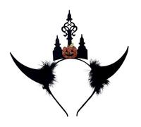 YIGZYCN Diadema única con temática de murciélago, cómoda de llevar, decoración de pelo para niños, adolescentes, fiestas de Halloween, celebraciones, diademas suaves de murciélago