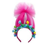 YIGZYCN Diademas de cola de caballo alta de princesa, para cosplay, tocado, diademas, maquillaje, lavado de cara, diademas para fiesta de cumpleaños