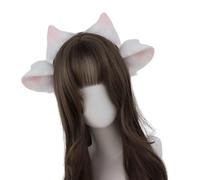 YIGZYCN Diademas de orejas hechas a mano para mujeres y hombres, para cosplay, estilo encantador para Halloween y disfraces de fiesta
