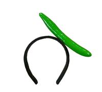YIGZYCN Diademas de punto novedosas con relleno de verduras, cómodas diademas de disfraz para fiesta, accesorio de disfraz de otoño e invierno