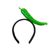 YIGZYCN Diademas de punto novedosas con relleno de verduras, cómodas diademas de disfraz para fiesta, accesorio de disfraz de otoño e invierno