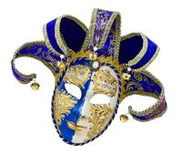 YIGZYCN Disfraz de bufón de máscaras, disfraz veneciano de Mardi Gras, carnavales para fiesta de Halloween, mascarada, Mardi Gras, disfraz de Halloween para fiesta