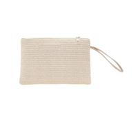 YIGZYCN Elegante bolsa cruzada de paja tejida con correa ajustable, diseño ligero para mercados al aire libre o accesorios de playa, bolsa de trabajo de paja, Ow