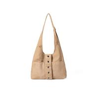 YIGZYCN Elegante bolso de mano de ante suave con asa superior, bolso cruzado de gran capacidad, bolso de hombro para mujer, bolso de hombro espacioso, albaricoque, One Size