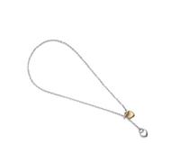 YIGZYCN Elegante collar de doble corazón con cierre OT que simboliza el amor y la amistad, gargantilla ajustable para mujer, joyería de fiesta