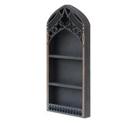 YIGZYCN Elegante estante francés de varios niveles para pequeños coleccionables, elegante soporte de exhibición de madera de varios niveles