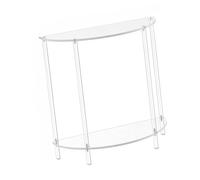 YIGZYCN Elegante mesa decorativa de acrílico de varios niveles, accesorio para el hogar para pequeños diseños de ahorro de espacio para dormitorio y dormitorio