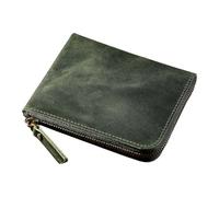 YIGZYCN Elegante monedero para mujer con compartimentos espaciosos, organizador de dinero en efectivo para guardar artículos esenciales de viaje, verde oscuro