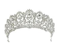 YIGZYCN Elegantes diademas de fiesta, coronas, aro para el pelo, para cumpleaños, boda, reina, tocado para niñas, espectáculo de escenario