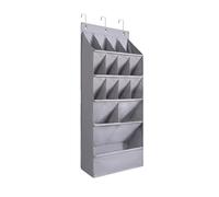 YIGZYCN Elegantes organizadores de calzado para puerta de armario, bolsa de zapatos con 15 ranuras, construcción resistente para calzado y accesorios
