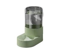 YIGZYCN Estación de alimentación elevada para perros con botella de agua a prueba de fugas, plato de metal desmontable y diseño que ahorra espacio, cuenco elevado a prueba de derrames