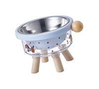 YIGZYCN Estación de alimentación para perros con comederos, plato de inserción para una fácil limpieza, cuenco desmontable, estación elevada para perros, cuencos para mascotas