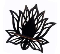 YIGZYCN Estante de esquina de flores ahuecadas de madera, estantes flotantes de almacenamiento de cristal para organizadores de plantas, decoración decorativa de madera flotante
