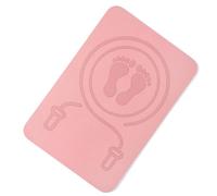 YIGZYCN Esterilla de yoga antideslizante para gimnasio en casa, almohadilla de absorción de golpes, cuerda de saltar portátil para suelo interior y exterior, almohadilla amortiguadora antidesgarros