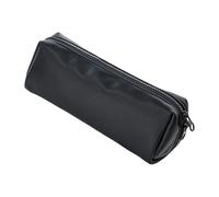 YIGZYCN Estuche con cierre de cremallera, ligero, impermeable, de piel sintética, portátil, organizador de suministros de arte para estudiantes, impermeable, grande, Black, Mass Beauty