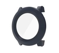 YIGZYCN Funda de reloj inteligente inastillable, película protectora de cristal de policarbonato para protector de pantalla, marco seguro, rápido de poner y quitar, funda a prueba de arañazos