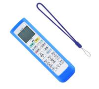 YIGZYCN Funda protectora de silicona a prueba de golpes para control de aire acondicionado, funda lavable con cordón para accesorios