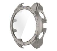 YIGZYCN Funda rígida para reloj inteligente de cobertura completa, protector de pantalla de vidrio integrado, para uso en interiores y exteriores, para marco de reloj de 8 51/47/43 mm