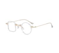 YIGZYCN Gafas de sol de moda para exteriores, antiluz azul, gafas de sol para ocio, vacaciones, Marco transparente