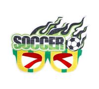 YIGZYCN Gafas temáticas de fútbol para adultos y adolescentes, marco de gafas de copa europea para celebración
